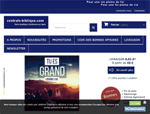 Tablet Screenshot of centrale-biblique.com